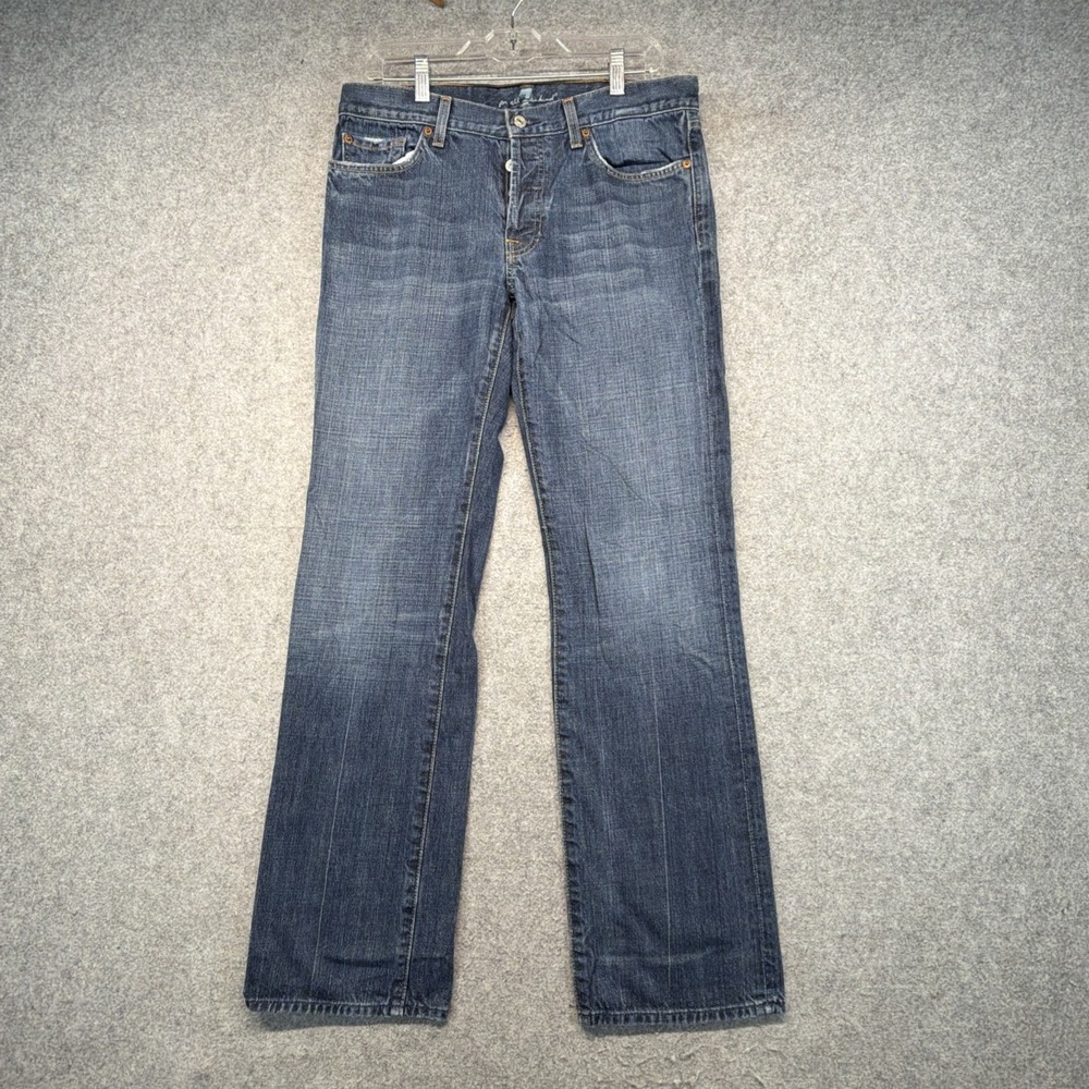 7 For All Mankind Jeans Mens 34x32 Relaxed Loose Bootcut